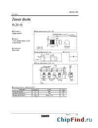 Datasheet RLZ16B manufacturer Rohm